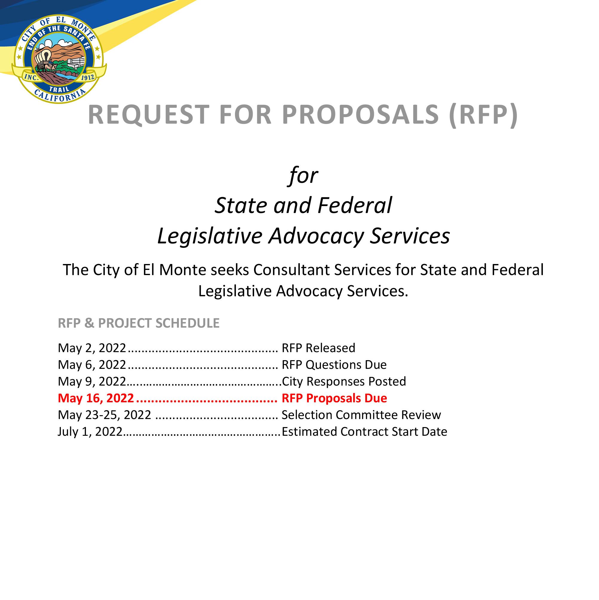 RFP-LEGISLATIVE ADVOCACY-2022-1