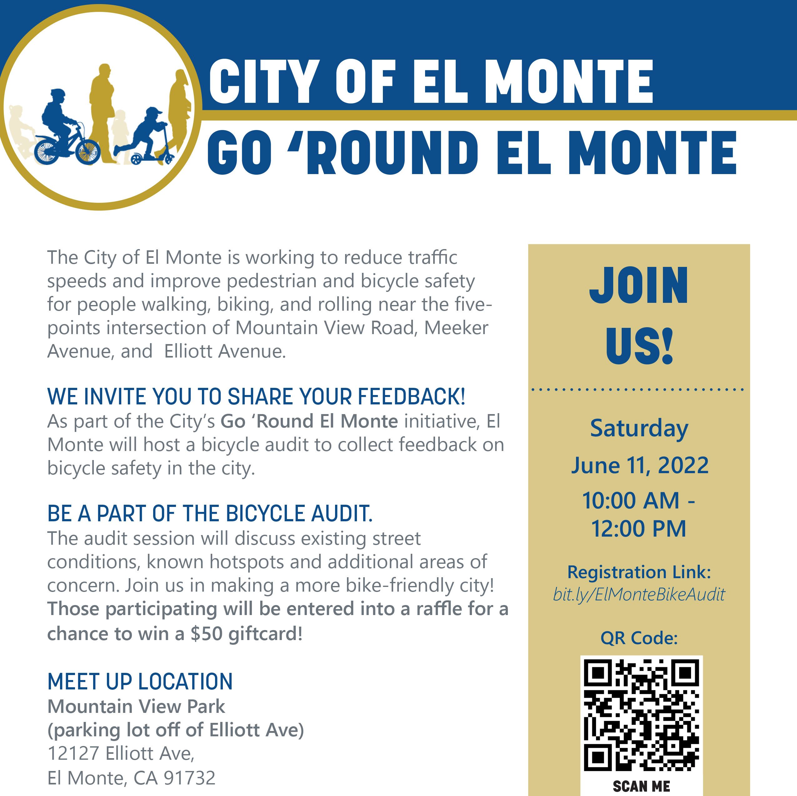 El Monte Bike Audit Flyer ENG